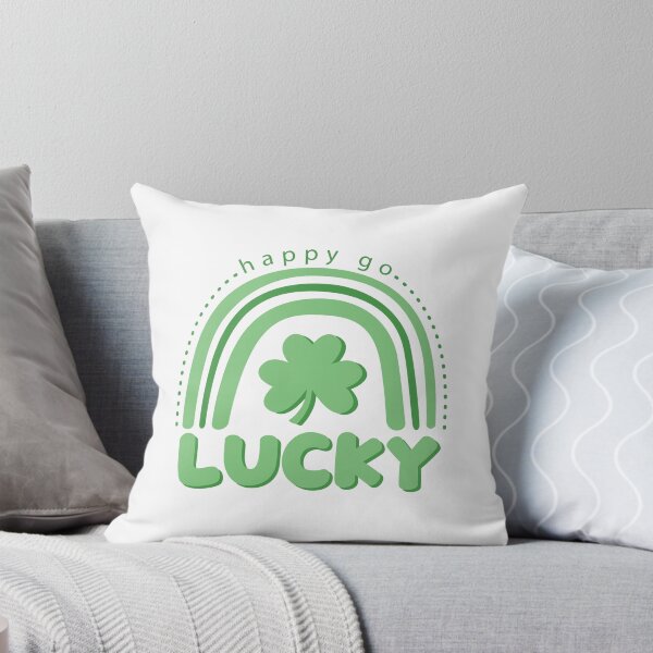 Item preview, Happy go lucky, Shamrock, Rainbow, St Patrick's day designed and sold by narinari32.