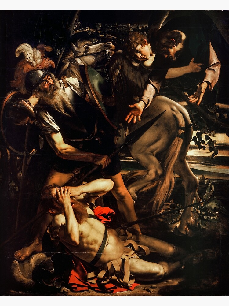 The Conversion of Saint Paul - Michelangelo Merisi da Caravaggio by TheSoulOfArt