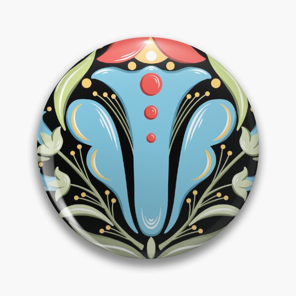 Artikelvorschau, Elegantes florales Jugendstil-Blumenmuster entworfen und verkauft von PG Illustration.