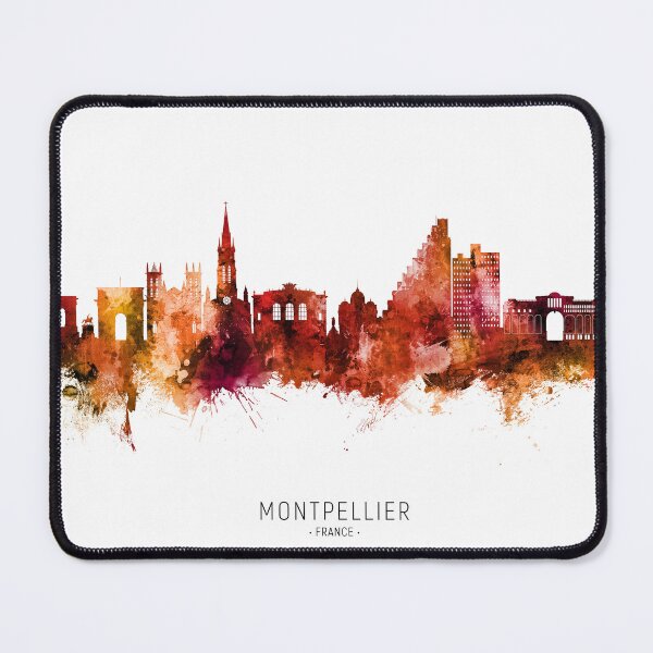 Item preview, Montpellier France Skyline designed and sold by ArtPrints.