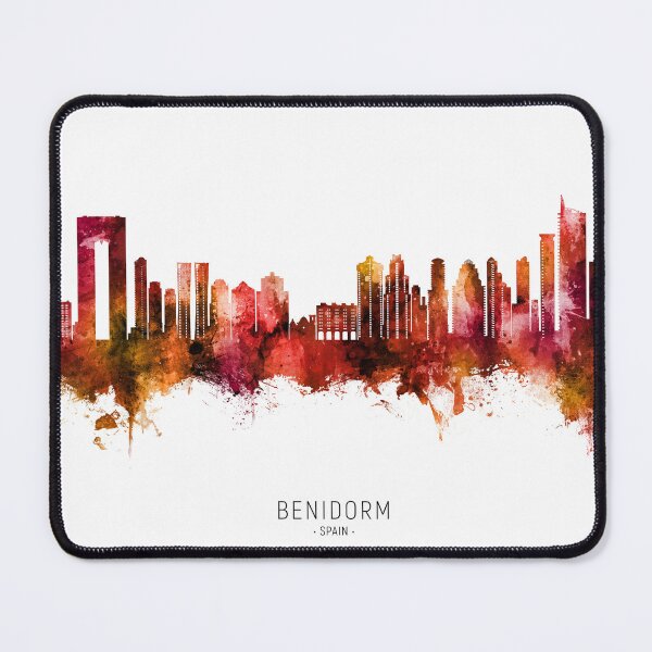 Item preview, Benidorm Spain Skyline designed and sold by ArtPrints.