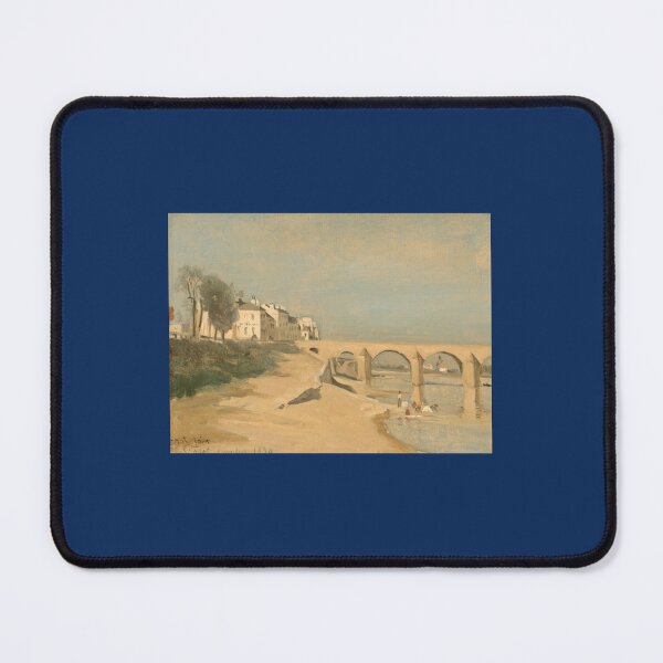 Item preview, Bridge on the Saône River at Mâcon 1834 - Jean-Baptiste-Camille Corot Premium  designed and sold by Mavis-UK.