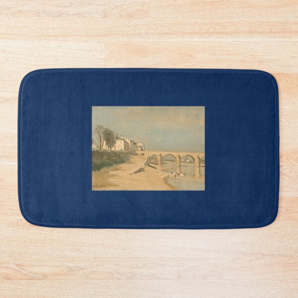 Item preview, Bridge on the Saône River at Mâcon 1834 - Jean-Baptiste-Camille Corot Premium  designed and sold by Mavis-UK.