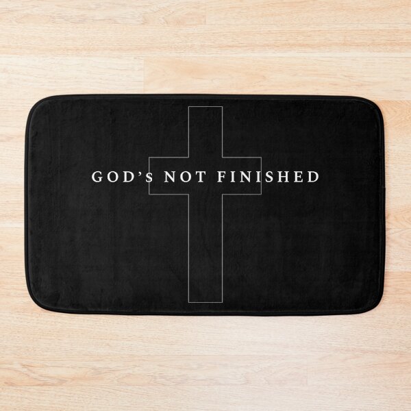 Item preview, God's Not Finished designed and sold by DailyGospel | Christian Art and Design.