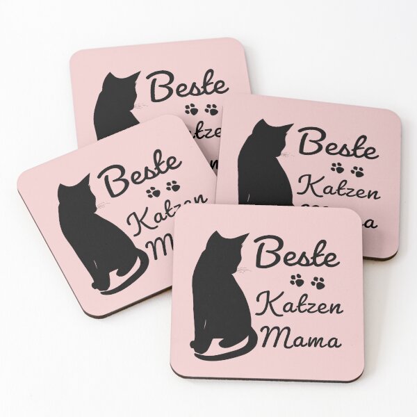Item preview, BESTE KATZEN MAMA - Katzenliebhaber designed and sold by GaterStitch.