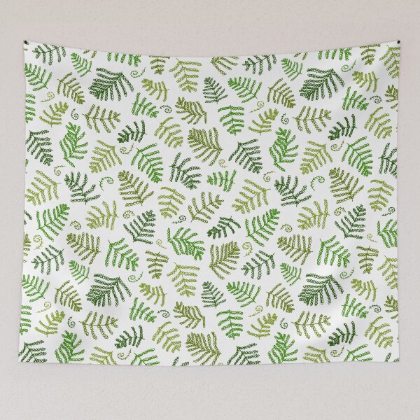 Item preview, Wild Ferns in Green designed and sold by The Wellington Boot.