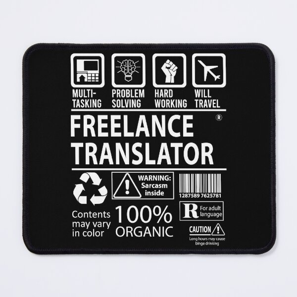 Artikelvorschau, Freiberuflicher Übersetzer-T-Shirt - Multitasking-zertifiziertes Job-Geschenkartikel-T-Stück entworfen und verkauft von sabinacsnm.