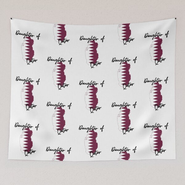 Item preview, Daughter of Qatar Map Flag designed and sold by NovawayDirect.