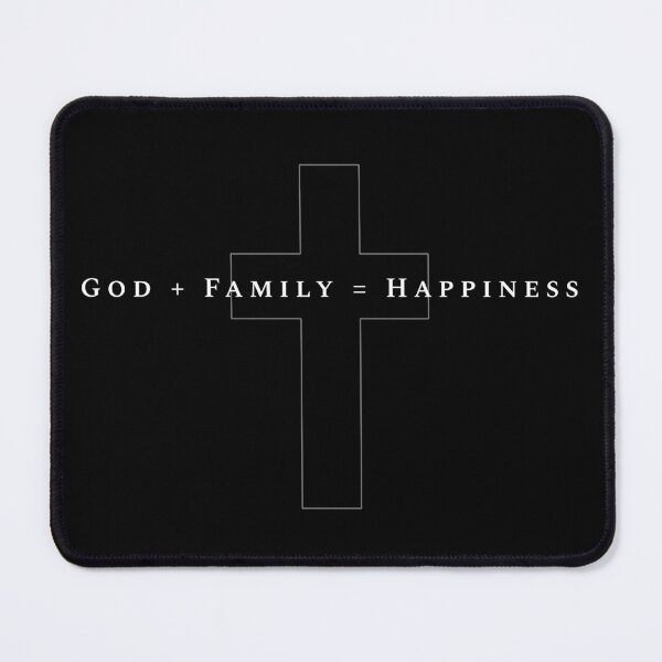 Item preview, God + Family = Happiness designed and sold by DailyGospel | Christian Art and Design.