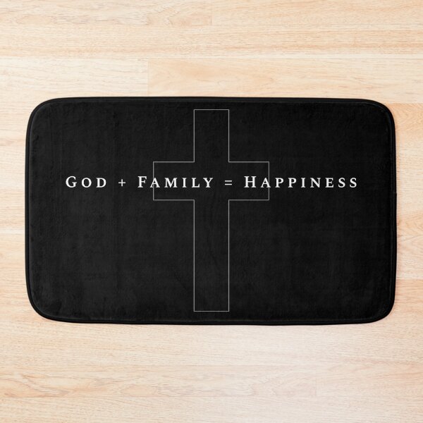 Item preview, God + Family = Happiness designed and sold by DailyGospel | Christian Art and Design.