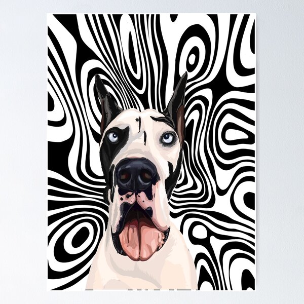 Item preview, Perro mareado-gran danés designed and sold by LetArt.