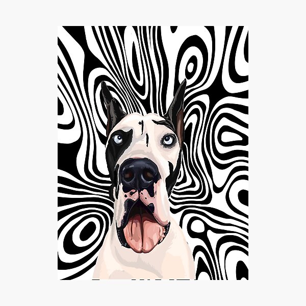 Item preview, Perro mareado-gran danés designed and sold by LetArt.