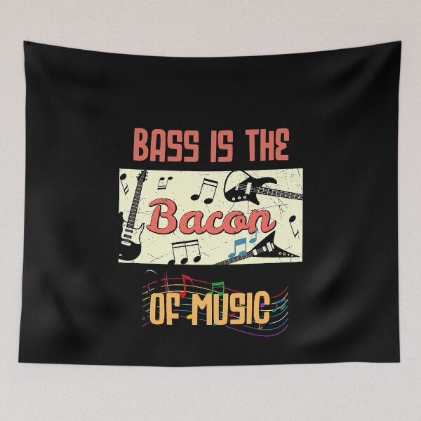 Item preview, Bass is the Bacon of music designed and sold by JBmarket4u.