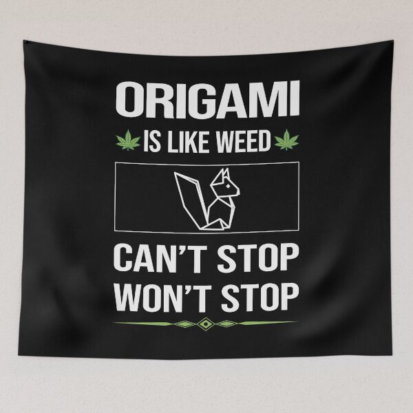 Item preview, Funny Can't Stop Origami designed and sold by FulviaContreras.