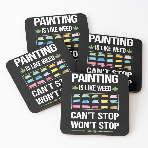 Item preview, Funny Can't Stop Painting designed and sold by FulviaContreras.
