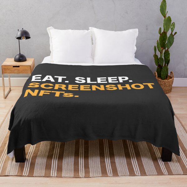 Item preview, Eat. Sleep. Screenshot NFTs designed and sold by swiderdesign.