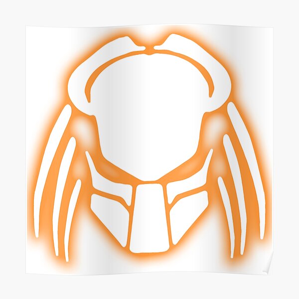 Predator Symbol Logo Movie Poster For Sale By Masylom Redbubble