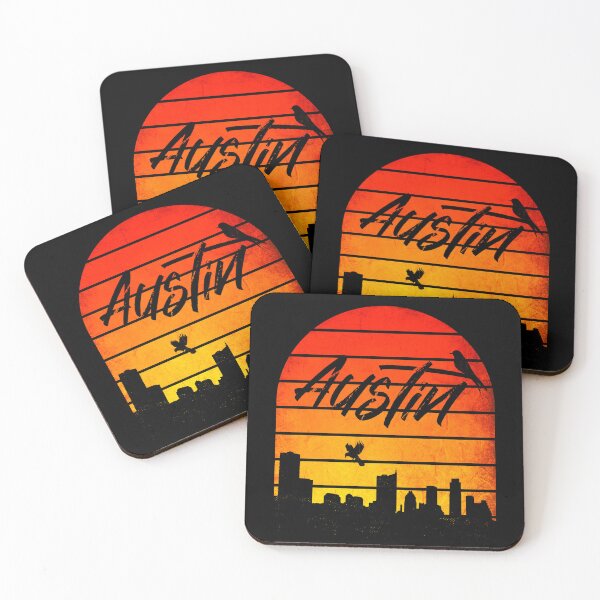 Item preview, Austin Skyline Vintage Sunset designed and sold by ACC .