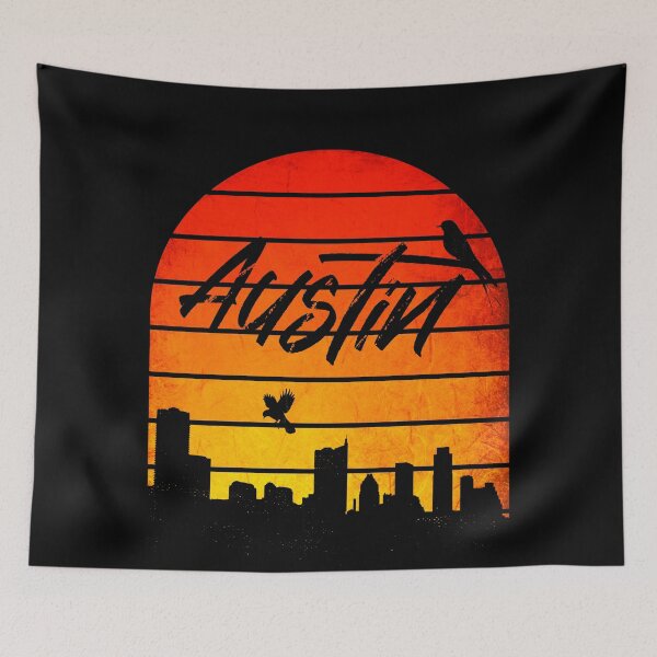 Item preview, Austin Skyline Vintage Sunset designed and sold by ACC .