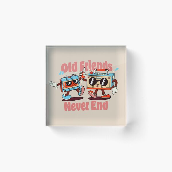 Item preview, Old Friends Never End - Friendship Gifts Idea designed and sold by MuloPops.