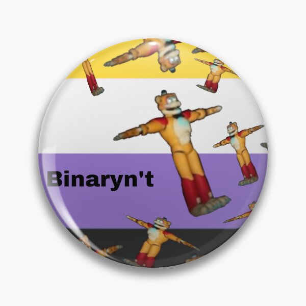 Artikel-Vorschau von Glamrock Freddy Fazbear Nonbinary Pride Meme, designt und verkauft von cjtheywitch.