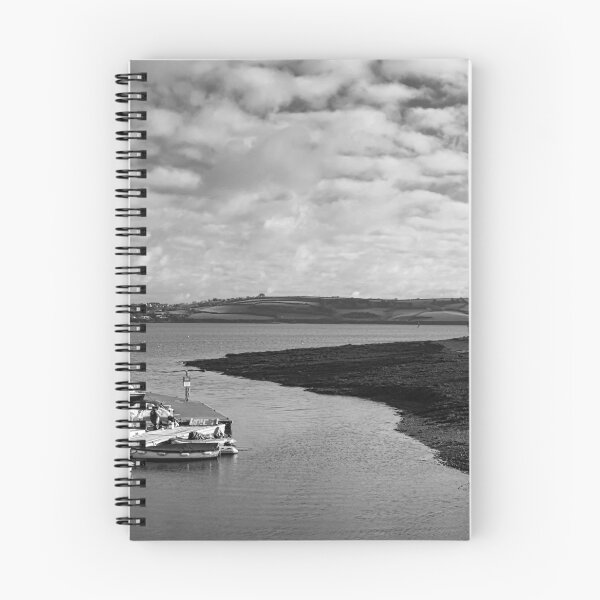 Item preview, Monochrome Looking out from Mylor Harbour down the Fal Estuary designed and sold by Ann Biddlecombe.