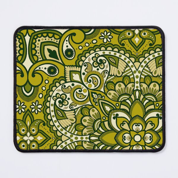 Item preview, Floral Mandala Repeat Pattern - Dirty Gold designed and sold by SemDesigns1.