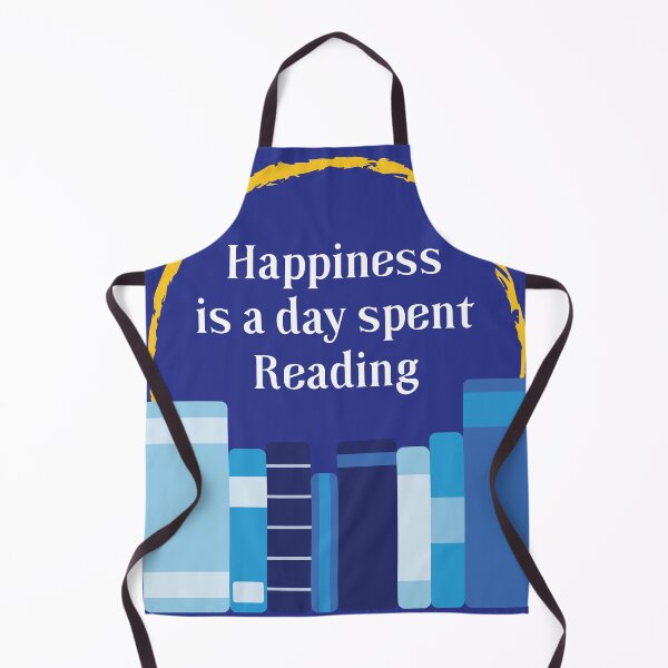 Item preview, Happiness is a Day Spent Reading | Blue | Royal designed and sold by Wintre2.