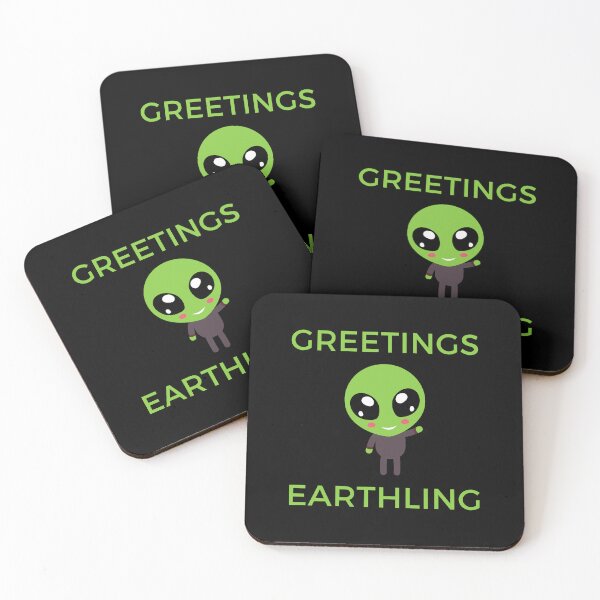 Item preview, Greetings Earthling designed and sold by bouymakesart.