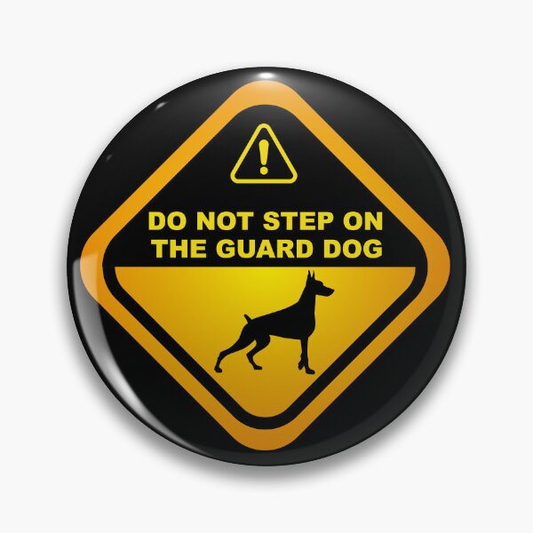 Item preview, Humorous Doberman Guard Dog Warning, Doberman dog owners lovers, mom dad gift birthday idea graphic design, funny cute, fathers day designed and sold by Raiko-art.