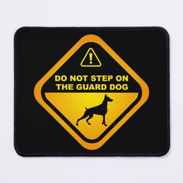 Item preview, Humorous Doberman Guard Dog Warning, Doberman dog owners lovers, mom dad gift birthday idea graphic design, funny cute, fathers day designed and sold by Raiko-art.