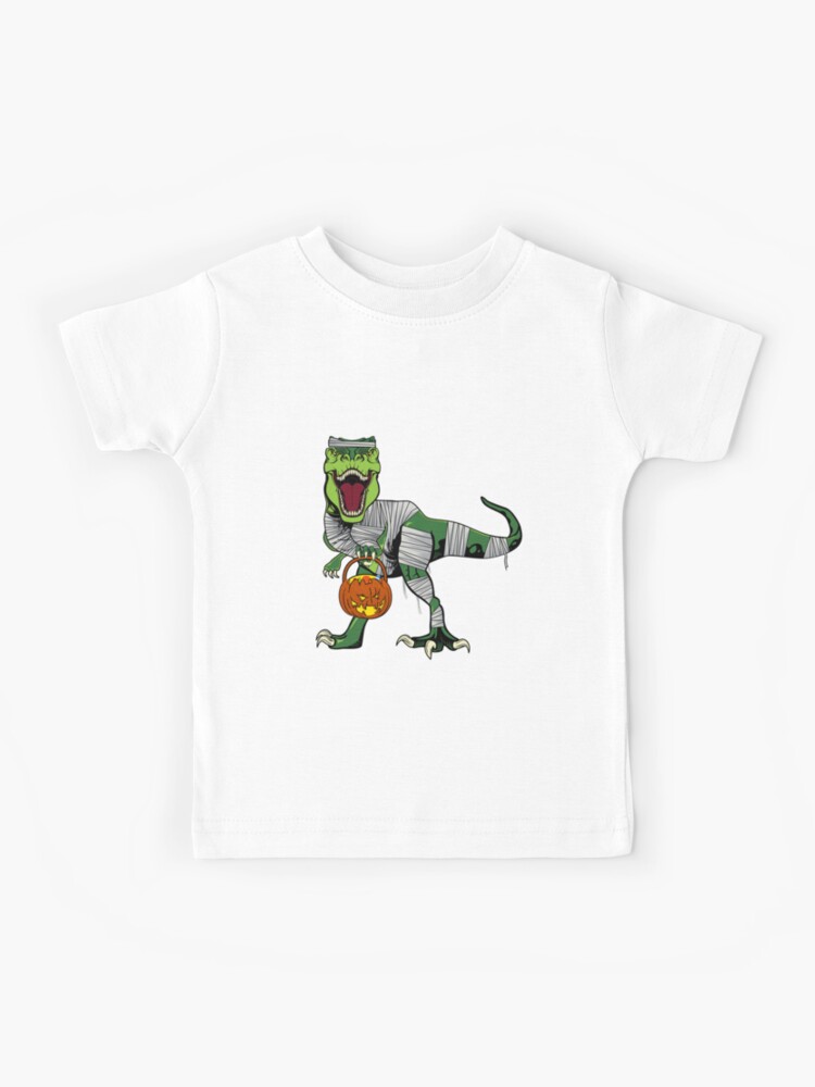 Vintage shops 1980s Handmade Halloween Dinosaur Pumpkin T-shirt