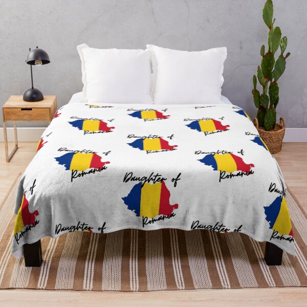 Item preview, Daughter of Romania Map Flag designed and sold by NovawayDirect.