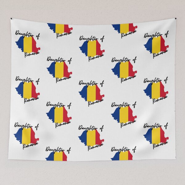Item preview, Daughter of Romania Map Flag designed and sold by NovawayDirect.