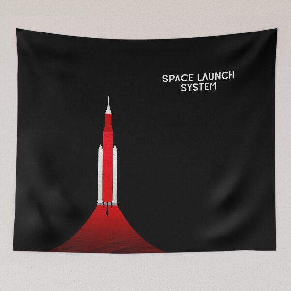 Item preview, SLS - The Moon Rocket (Black Edition) designed and sold by SpaceCuriosity.