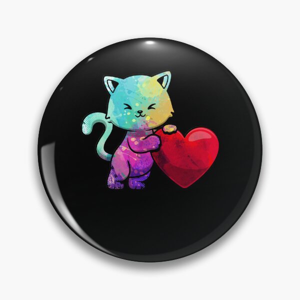 Item preview, Cute Cat Gift Colorful Pop Art Kitten Adoption Kitten Lover designed and sold by Lenny Stahl.