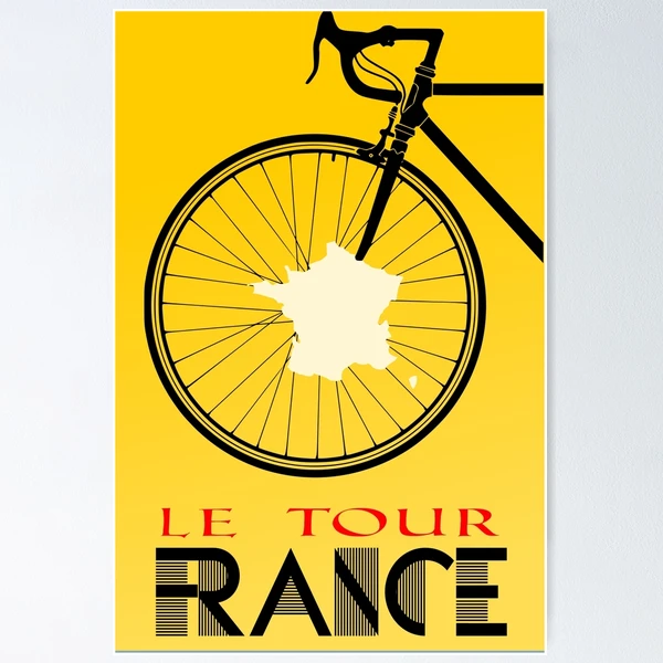 Vintage French Promotional Tour De France / Olympique Cycling -  Hong  Kong