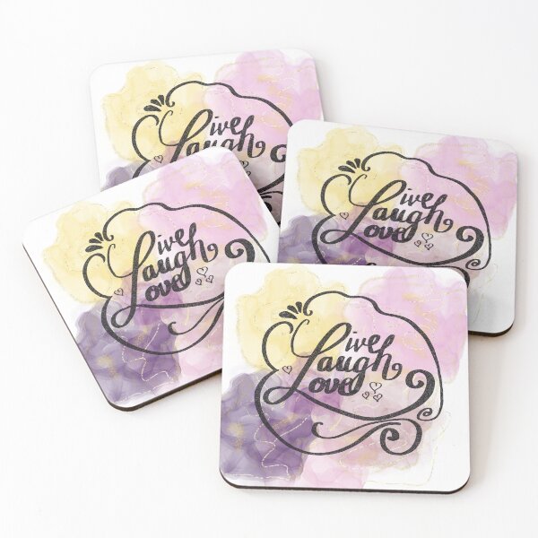 Item preview, Live Laugh Love Motivational Quote designed and sold by ManifestoDesign.