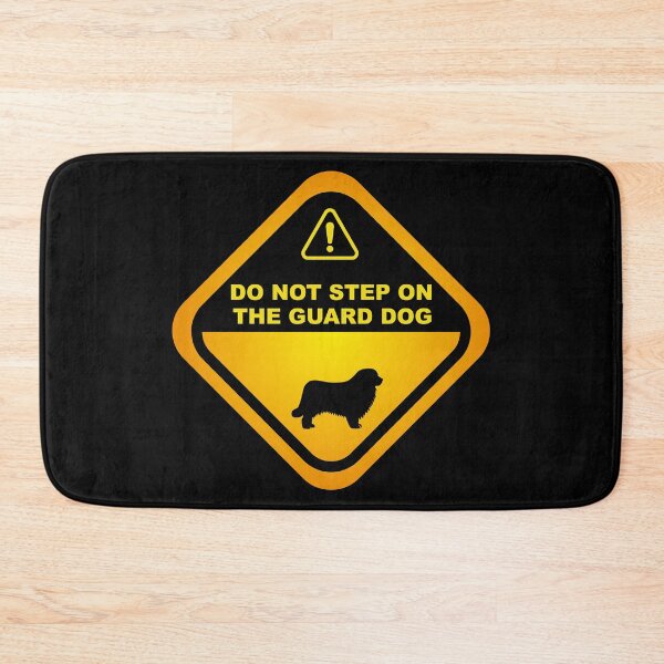 Item preview, Humorous Newfoundland  Guard Dog Warning, Newfoundland  dog owners lovers, mom dad gift birthday idea graphic design, funny cute, fathers day designed and sold by Raiko-art.