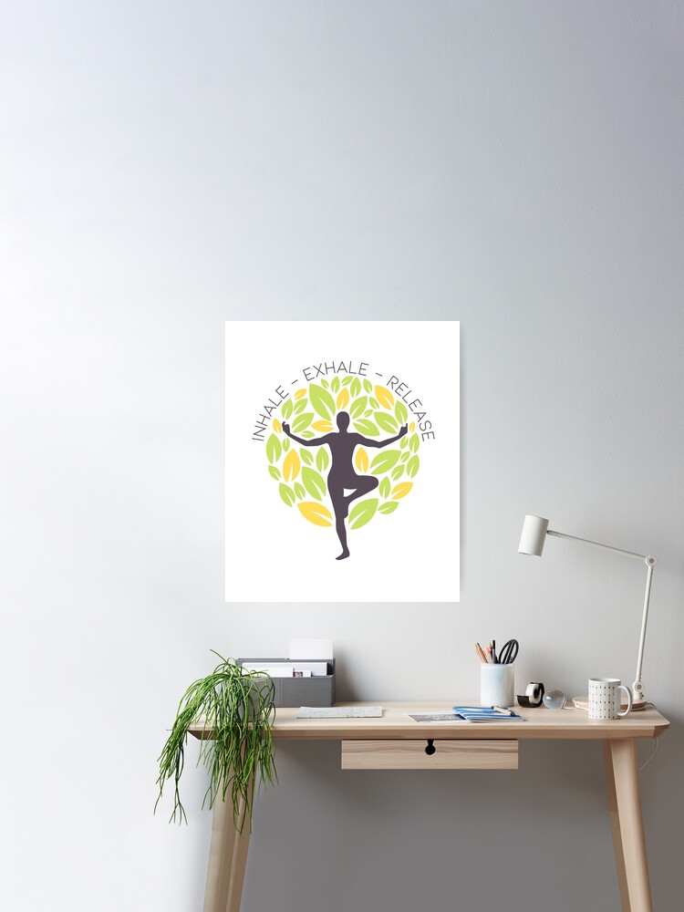 Inhale Exhale Wall Art. Inhale Exhale Print for Pilates 