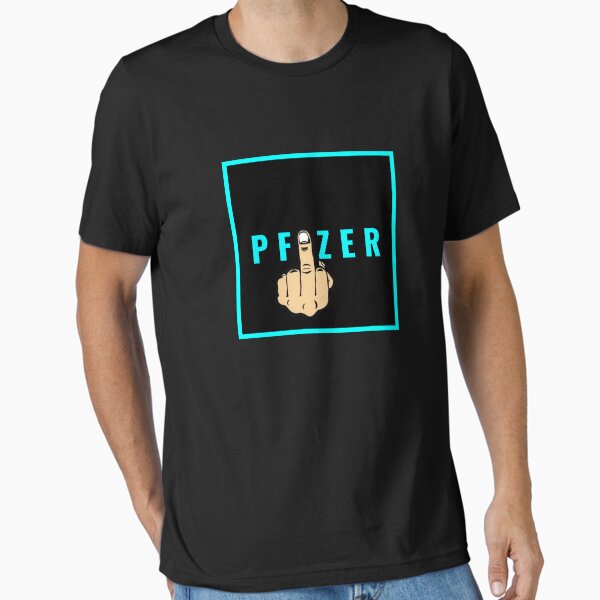 Item preview, Fuck Pfizer Shirt, Fuck Pfizer Middle Finger T-Shirt  designed and sold by therebelliqn.