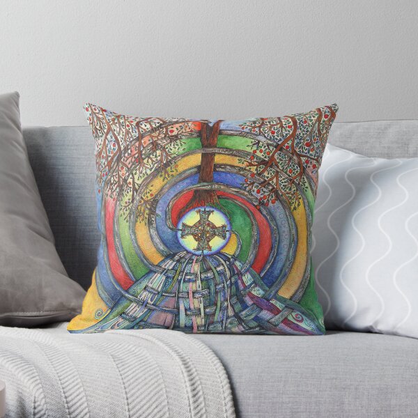 Christ Centred Living Throw Pillow