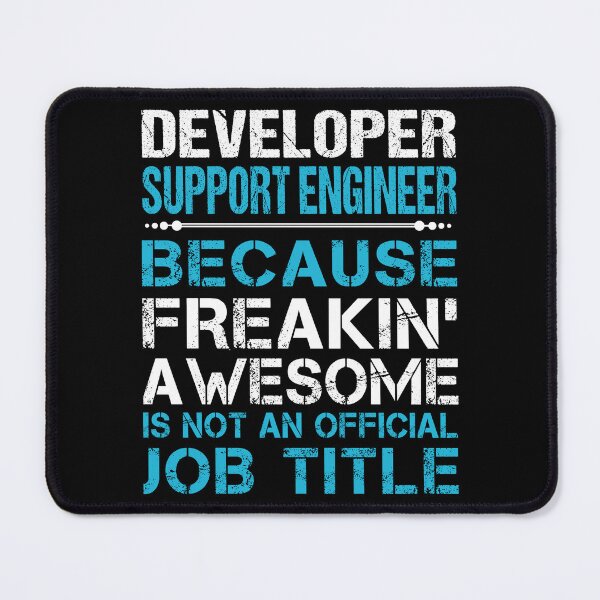 Item preview, Developer Support Engineer T Shirt - Freaking Awesome Job Gift Item Tee designed and sold by oetate4774.