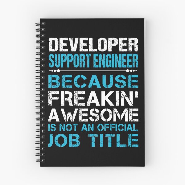 Item preview, Developer Support Engineer T Shirt - Freaking Awesome Job Gift Item Tee designed and sold by oetate4774.