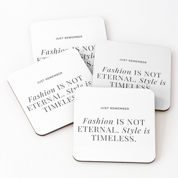 Item preview, Fashion IS NOT ETERNAL. Style is TIMELESS. designed and sold by ADMAM.