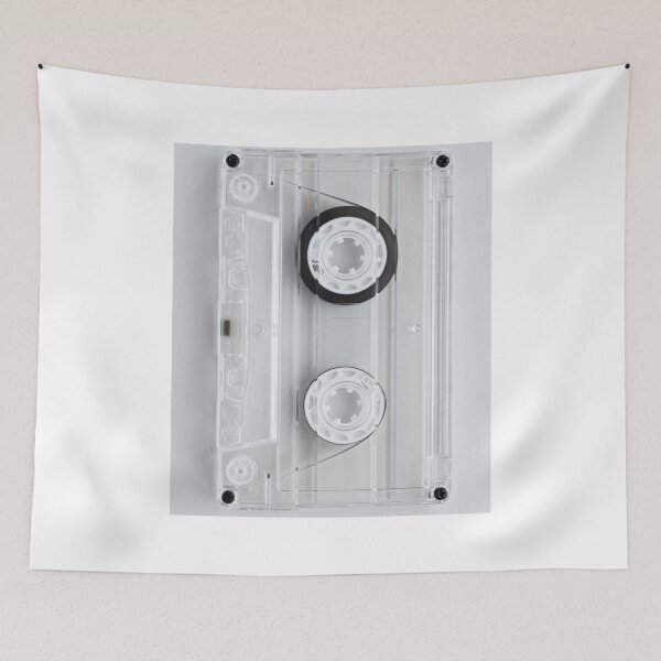 Item preview, 80's Transparent Cassette Tape For Retro Music Lovers And Musicians - Cassette Deck designed and sold by Funwithmusic.