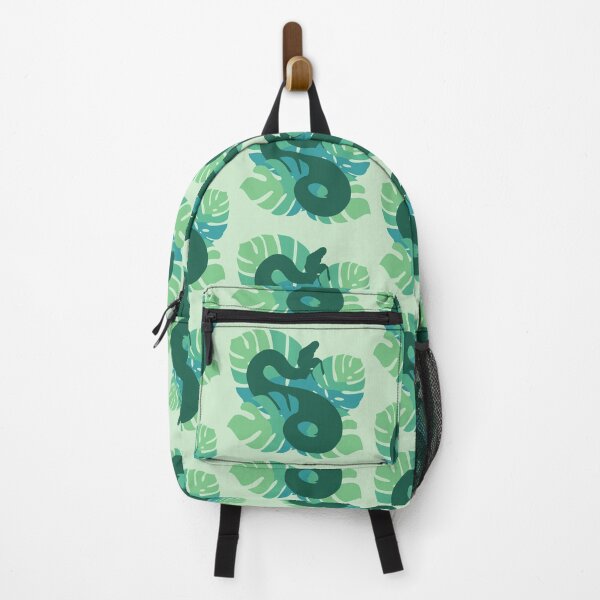Item preview, Snake in Emerald City Themed Colour Monstera Leaves designed and sold by Nerdynoods.