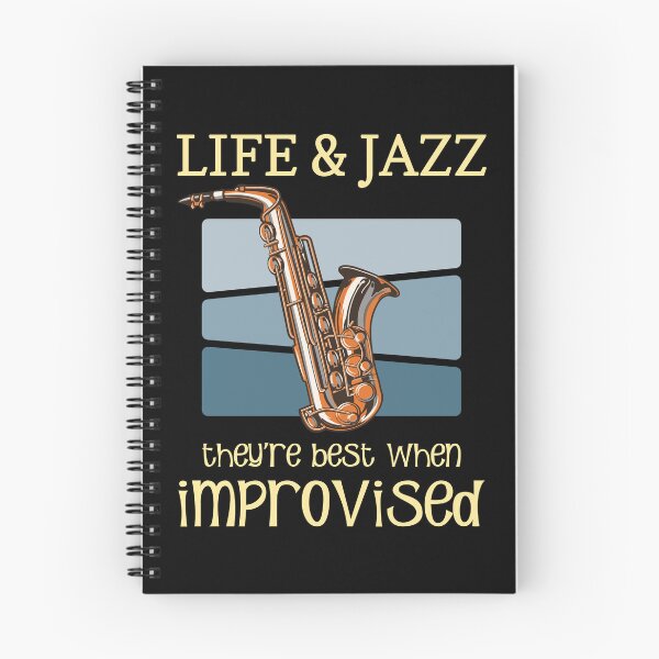 Item preview, Life And Jazz - Jazz Saxophone - Jazz Music Lover Quotes designed and sold by WIZECROW.