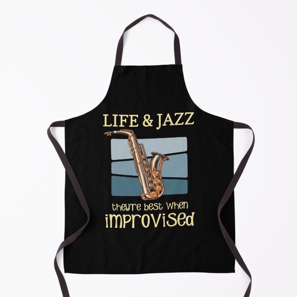 Item preview, Life And Jazz - Jazz Saxophone - Jazz Music Lover Quotes designed and sold by WIZECROW.