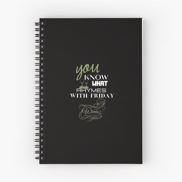 Item preview,  You know what rhymes with friday Wine designed and sold by marouanehanaf05.